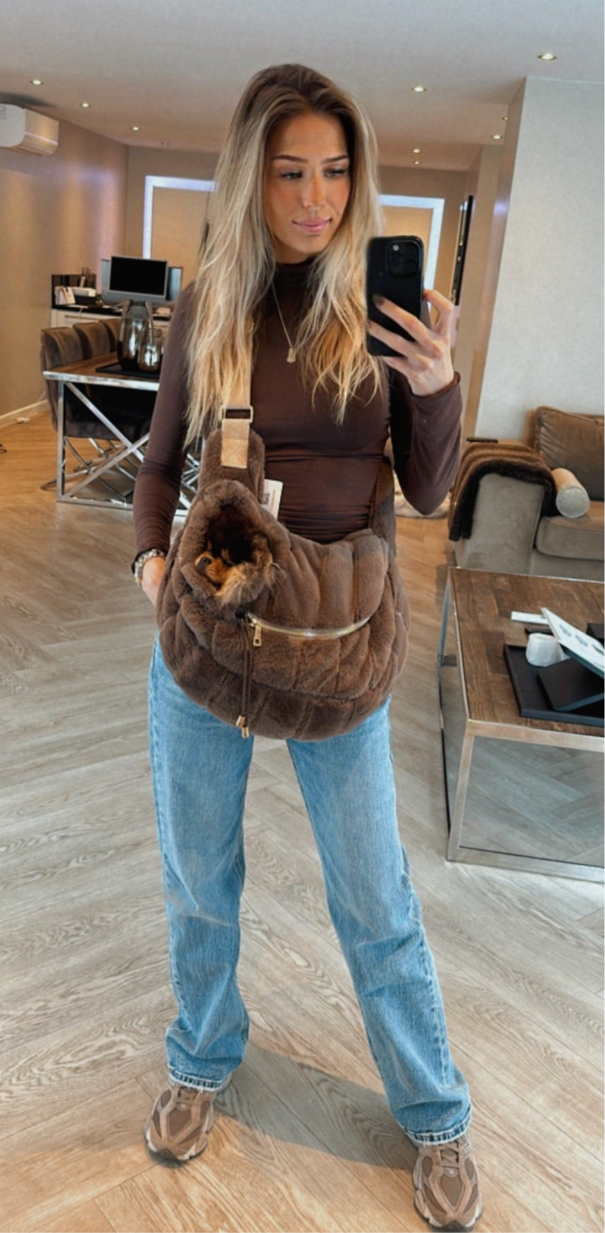 Draag tas Bau Baru brown