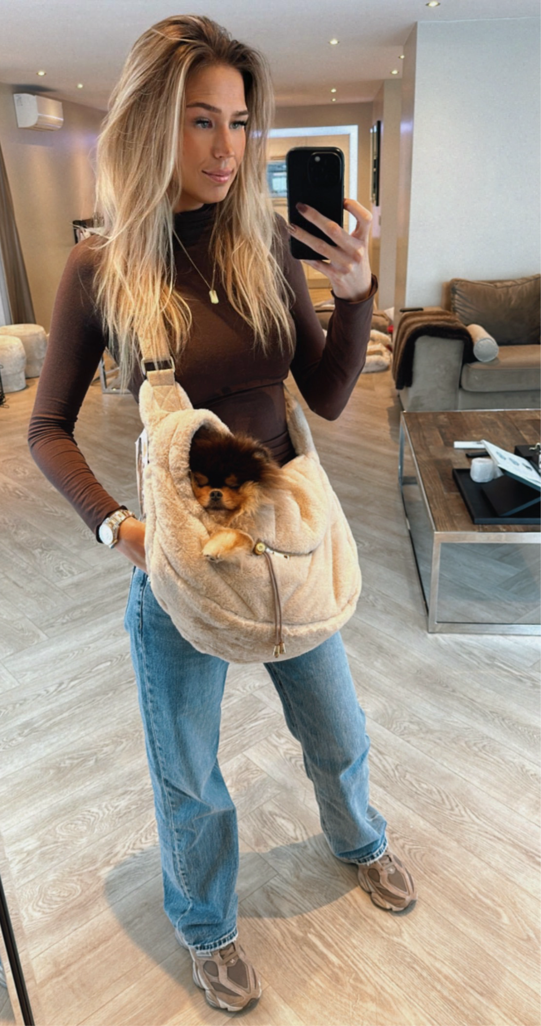 Draagtas Bau Baru Beige