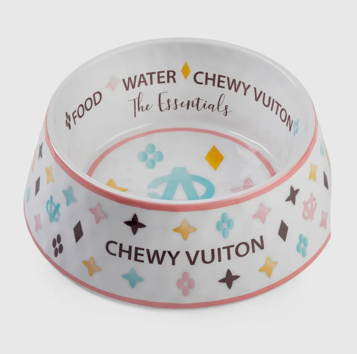 Chewy vuiton voer/drink bak pink