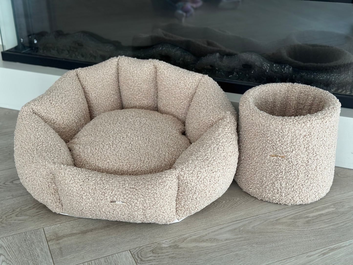 Teddy Bouclé set Beige/Sand