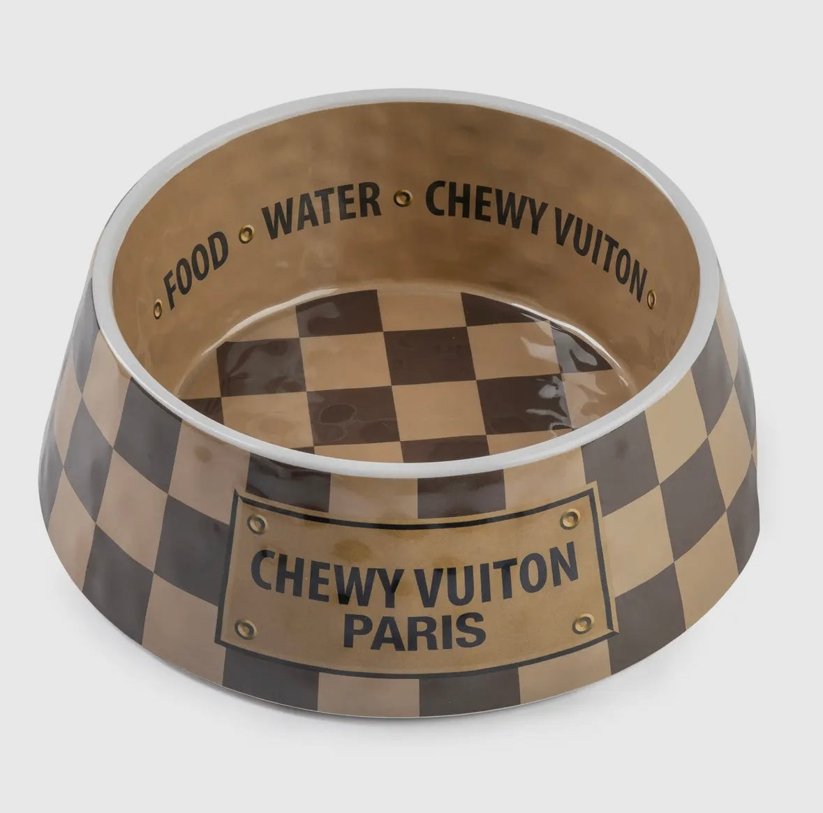 Chewy vuiton voer/drink bak Brown