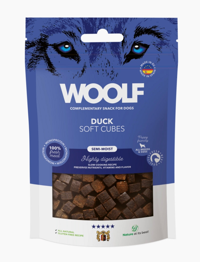 Woolf soft cubes Duck 100 gr