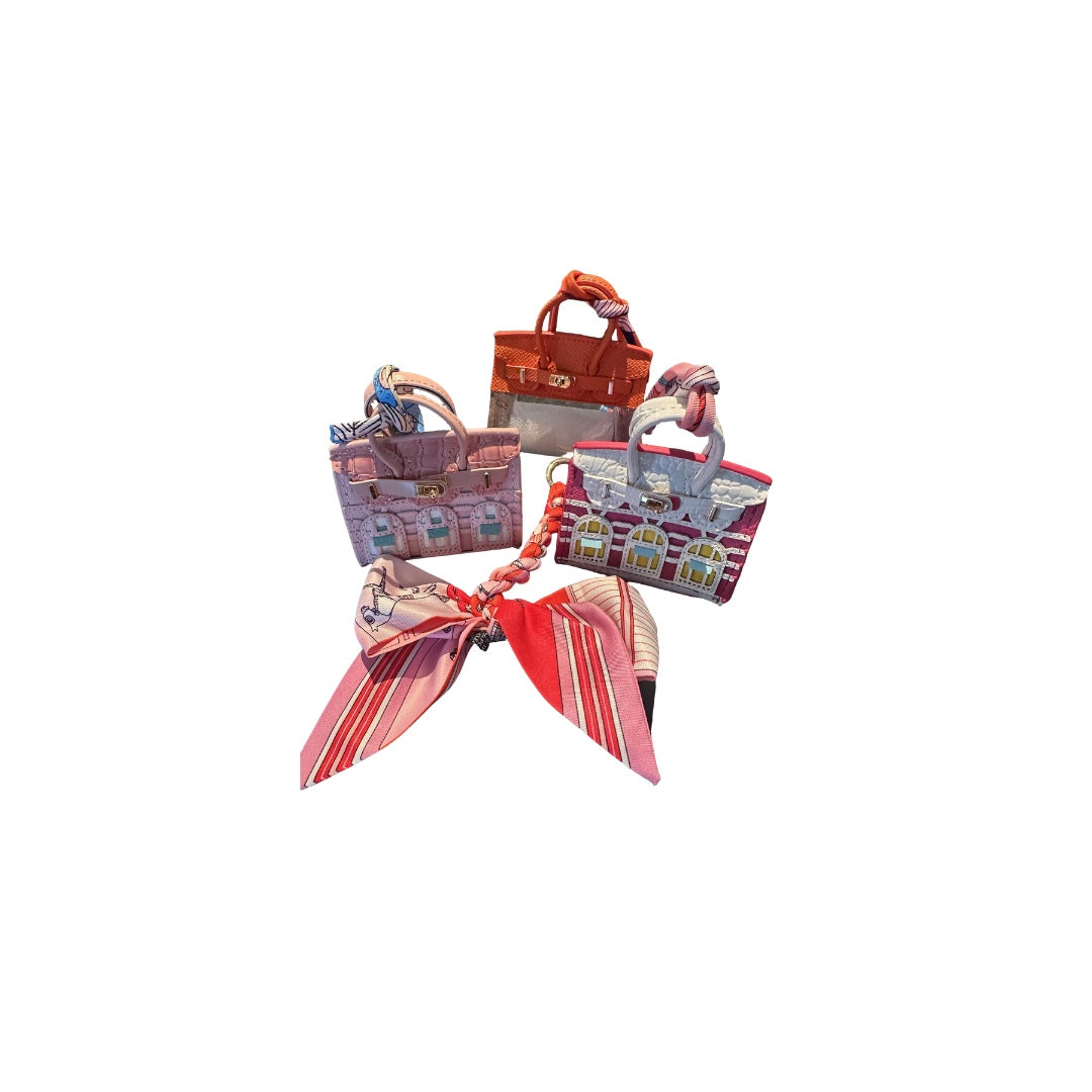 Bagcharm/Keychain inspired Bow Pink