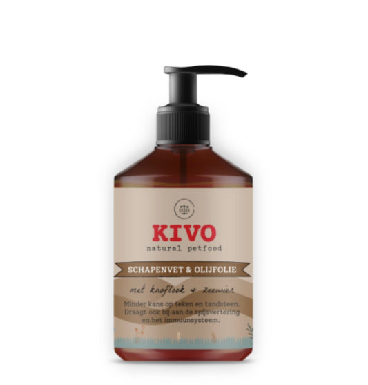 Kivo schapenvet knoflook & zeewier 500ml