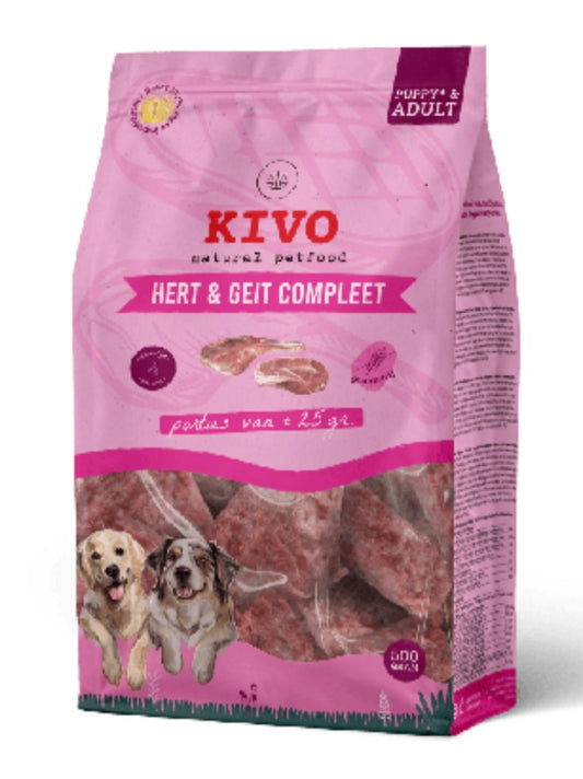 Kivo porties hert & geit compleet
