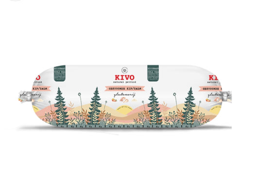 Gestoomde kip & zalm 600 gr
