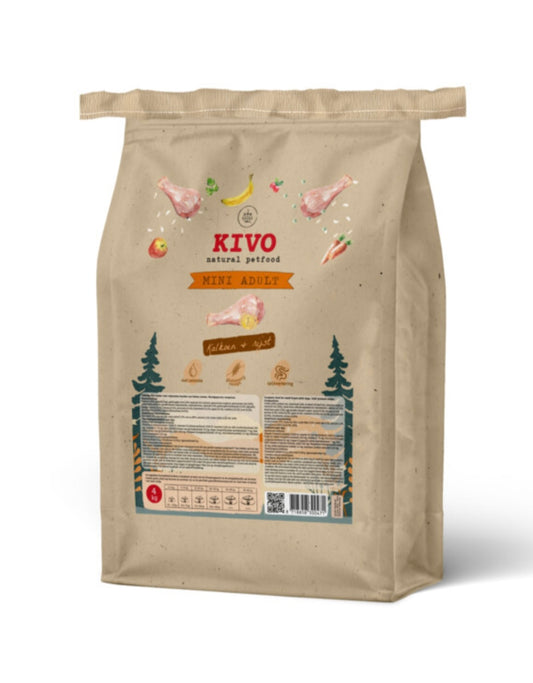 Kivo adult MINI kalkoen & rijst 4 kilo