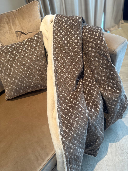 Blanket 180x140 Sand/creme