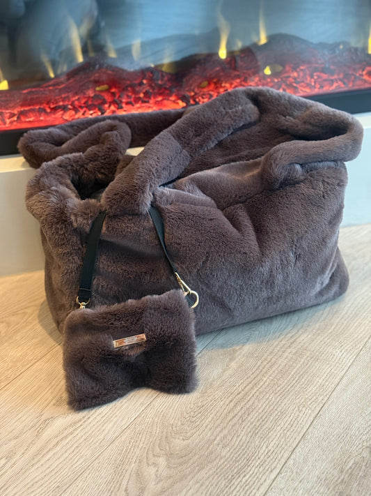 Honden tas Marie Choclate Brown